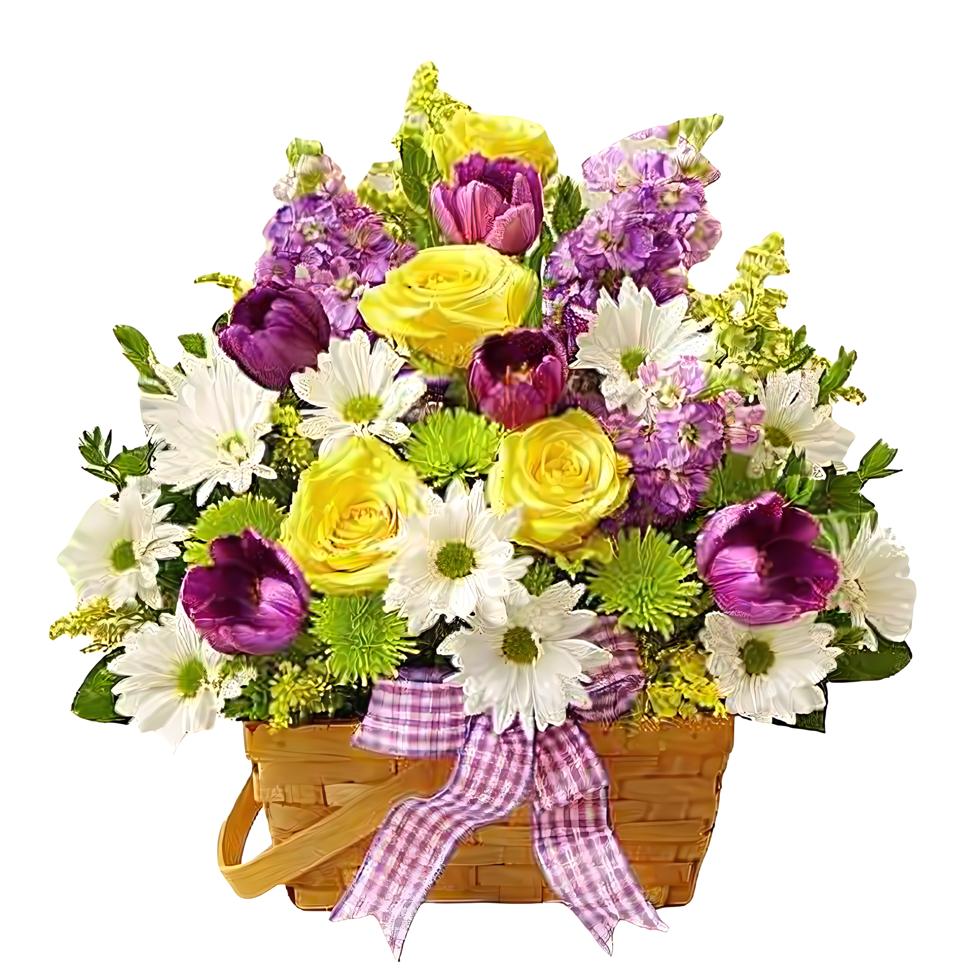NYC Flower Delivery - Have A Good Day Basket - Birthdays