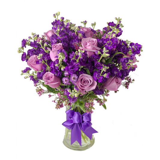 NYC Flower Delivery - Purple Shades - Birthdays