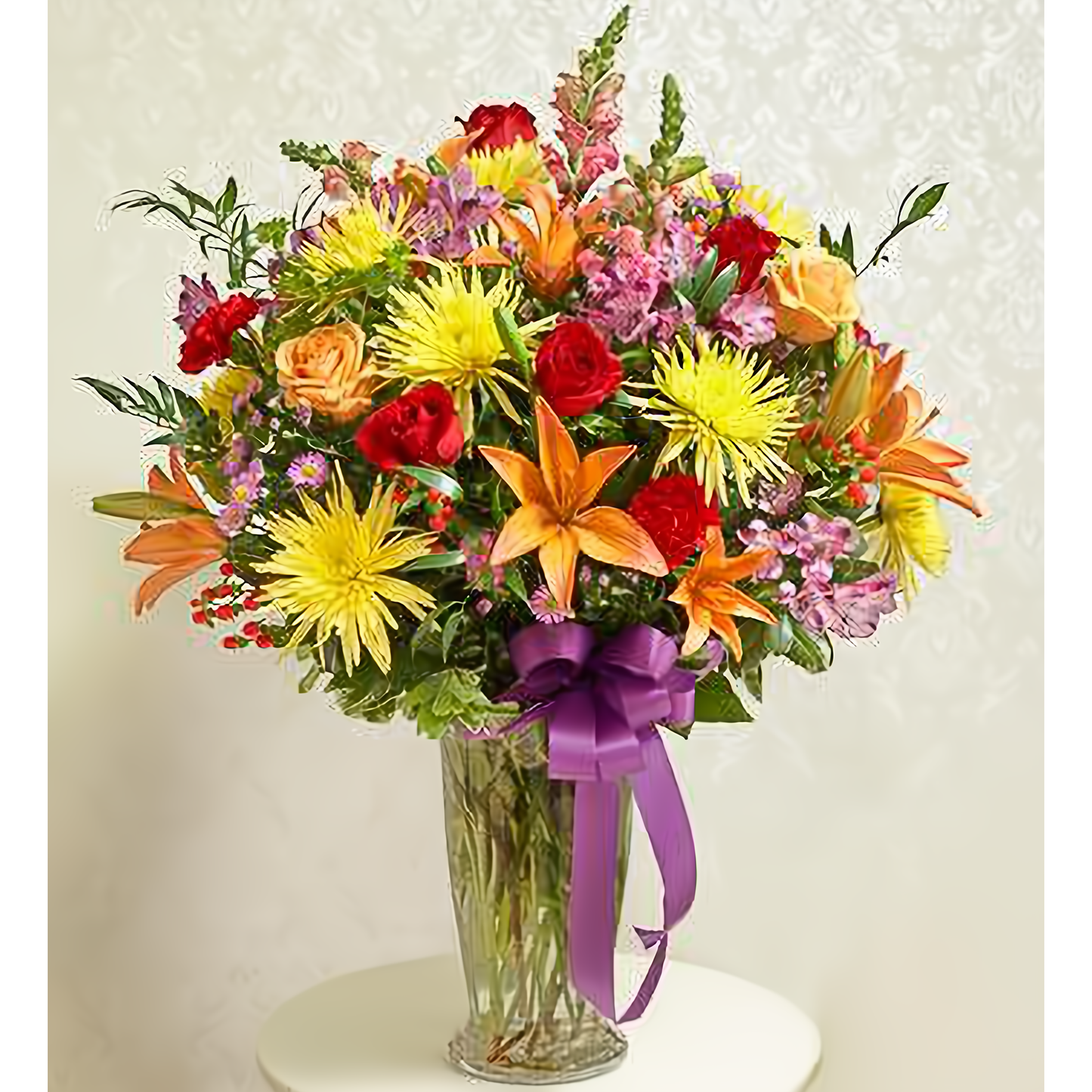 NYC Flower Delivery - Beautiful Blessings Bright Vase Arrangement - Funeral > For the Service