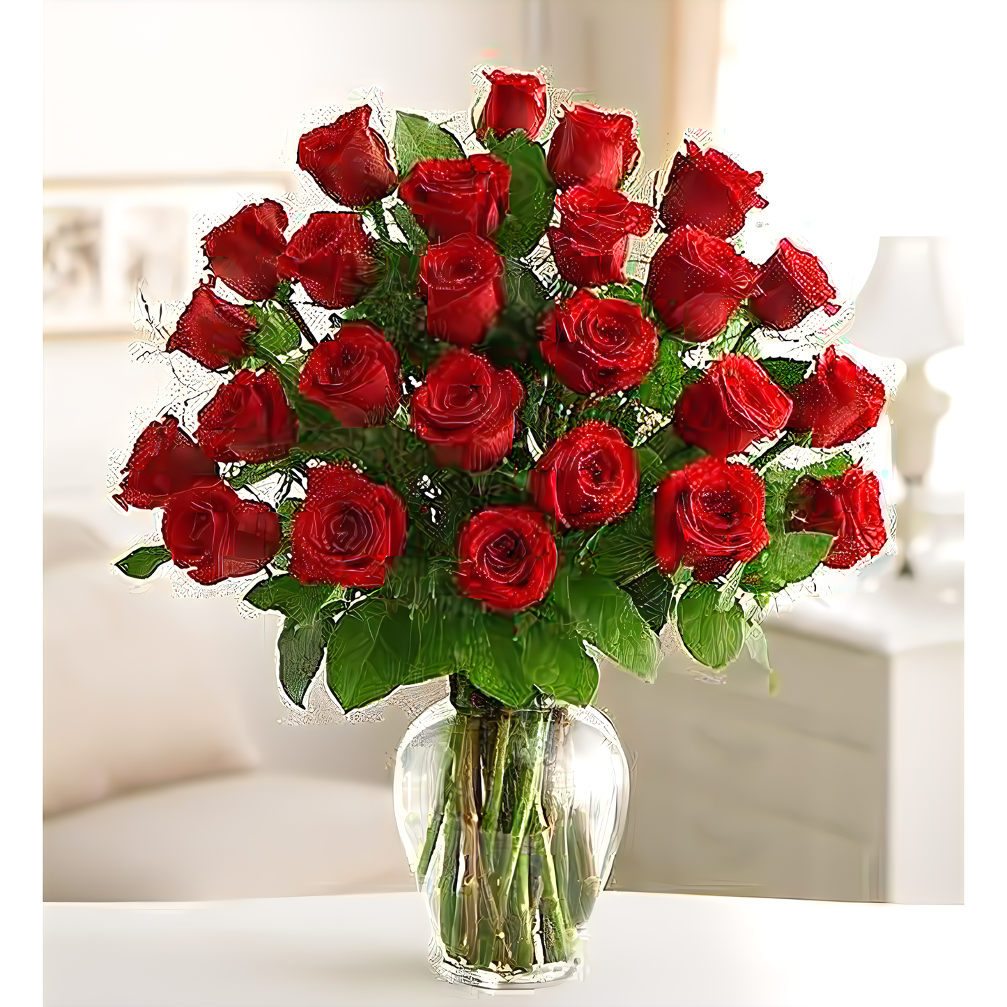 NYC Flower Delivery - Two Dozen Roses for Sympathy - Funeral > For the Service