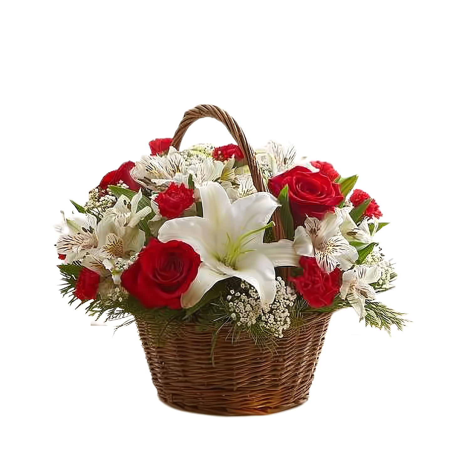 NYC Flower Delivery - Fields of the World for Winter Basket - Holiday Collection