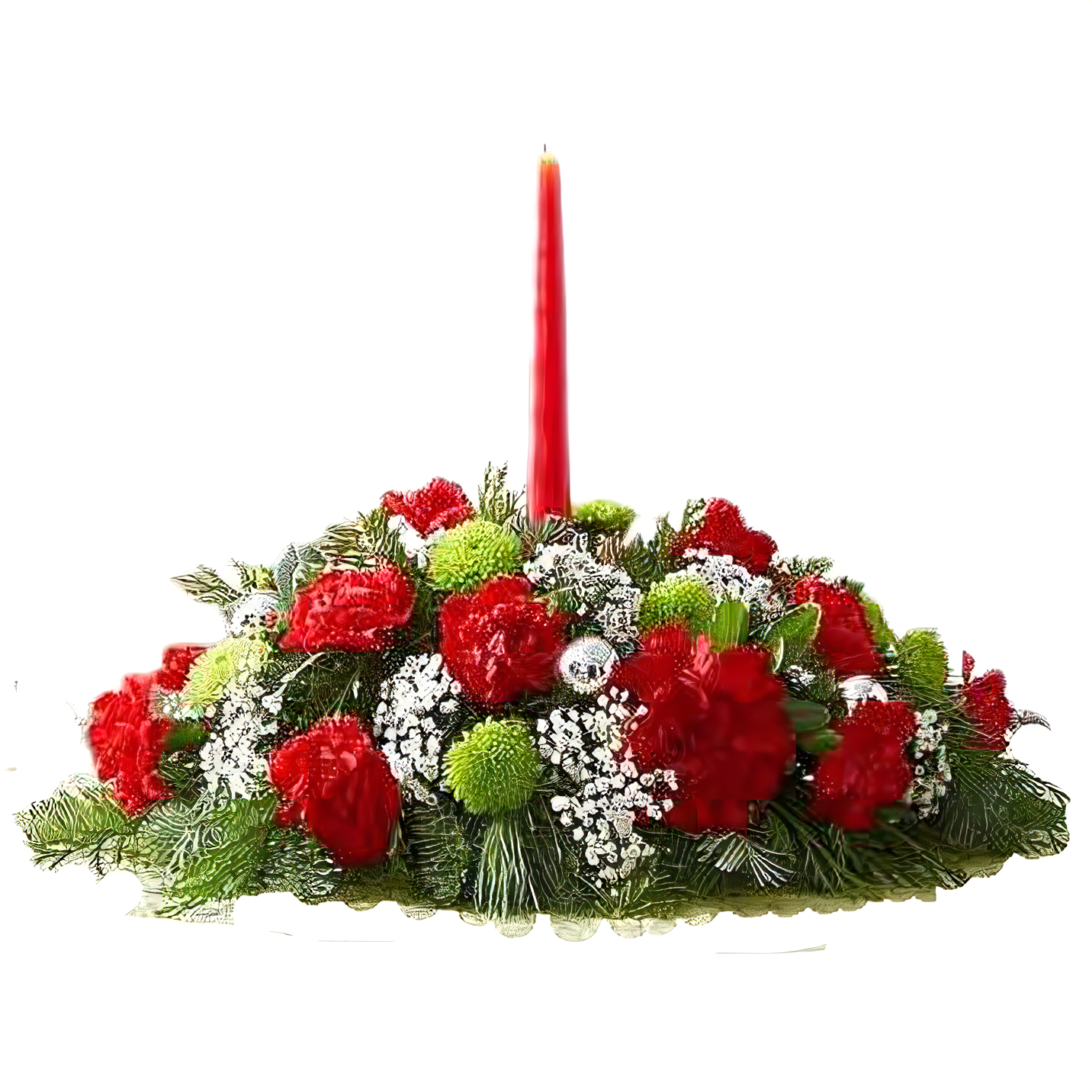 NYC Flower Delivery - Season's Greetings Centerpiece - Holiday Collection
