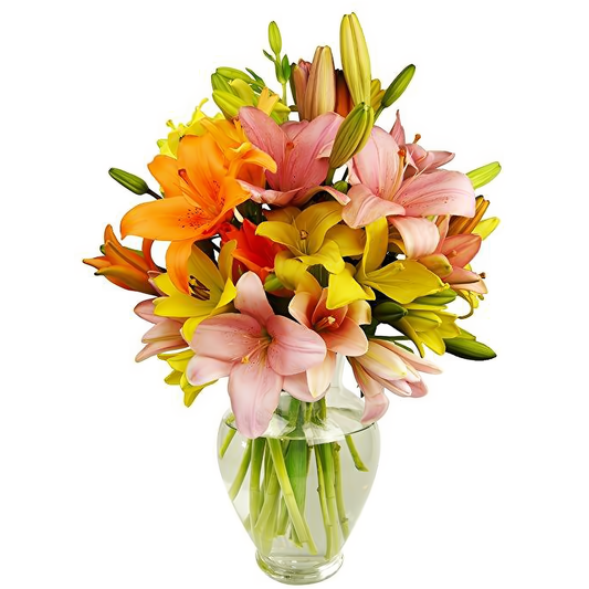 NYC Flower Delivery - Assorted Lily Bouquet - Occasions > Anniversary