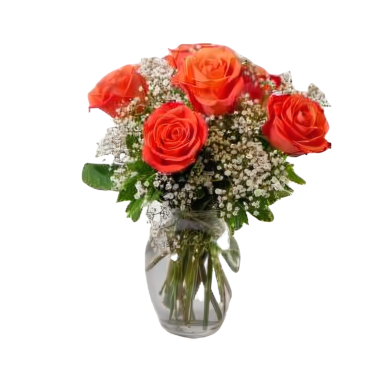NYC Flower Delivery - Love's Embrace Roses Orange - Roses