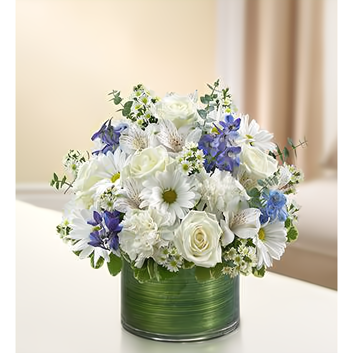 NYC Flower Delivery - Cherished Memories - Blue and White - Seasonal &gt; Hanukkah