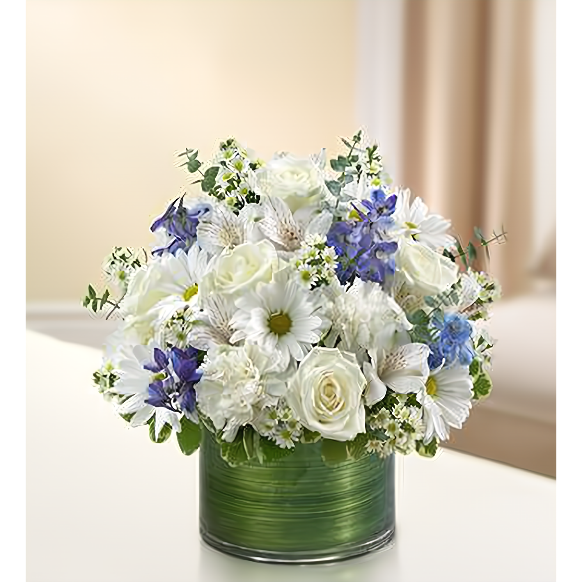 NYC Flower Delivery - Cherished Memories - Blue and White - Seasonal > Hanukkah