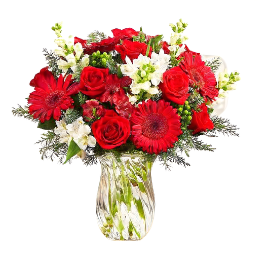 NYC Flower Delivery - Winter Extravagance - Fresh Cut Flowers